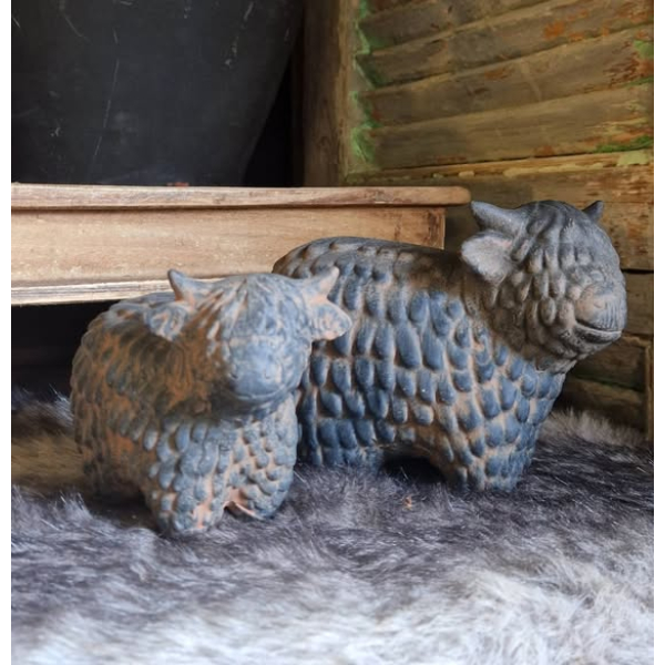 Stenen hooglanders, in 2 maten