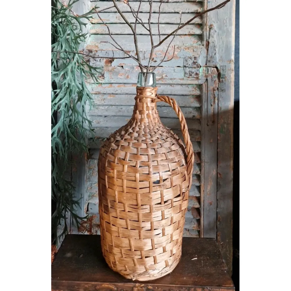 Mooie fles met bekleding