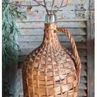 Mooie fles met bekleding