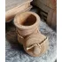 Handgemaakte houten pot