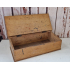 Vintage houten poetsdoos