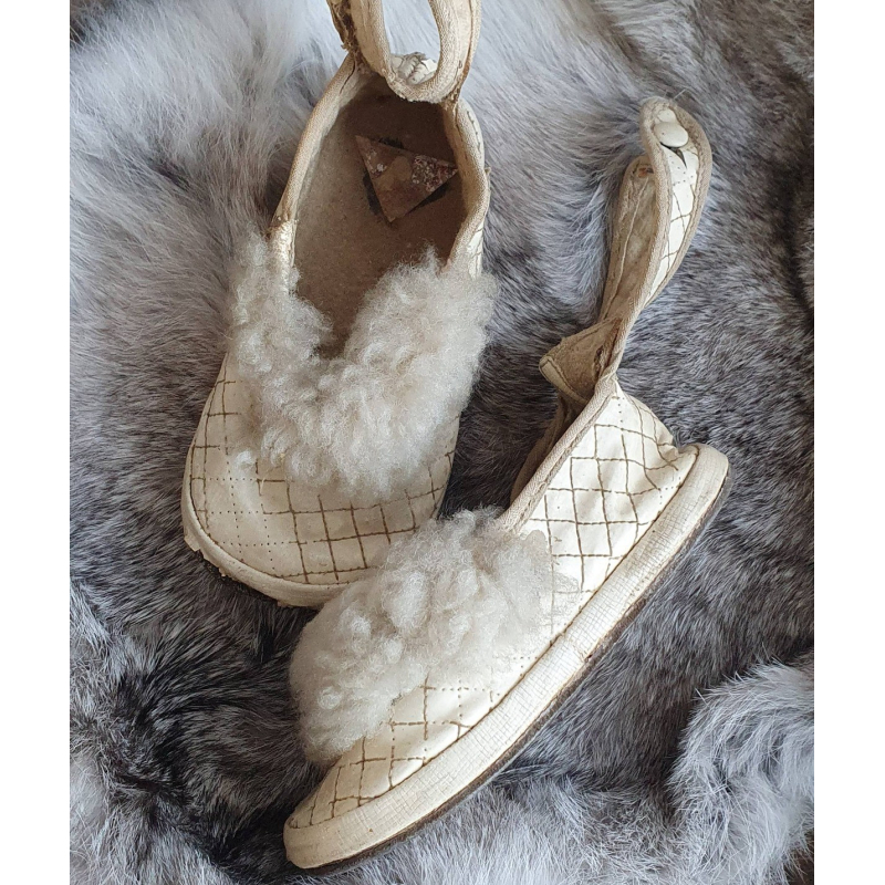 Vintage kinderschoentjes wit