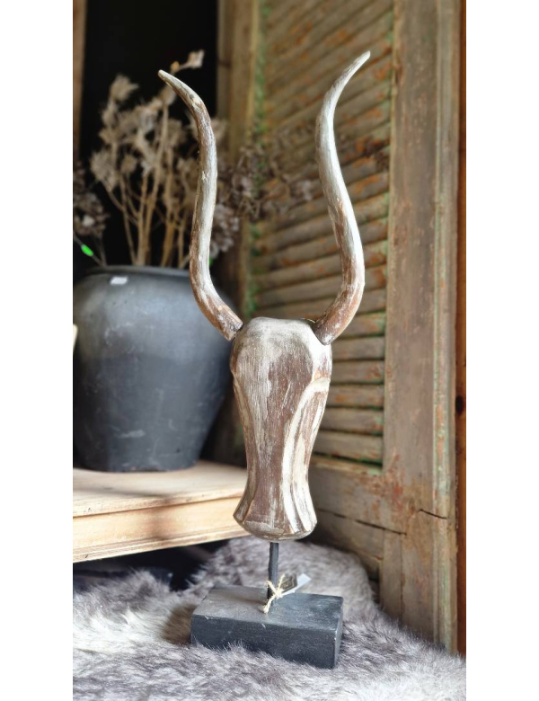Houten dieren kop