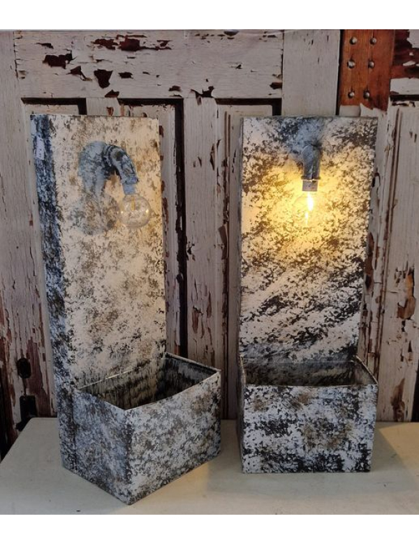 Plantenbakken met lampje