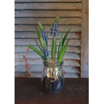 Kunstbloemen blauwe druifjes