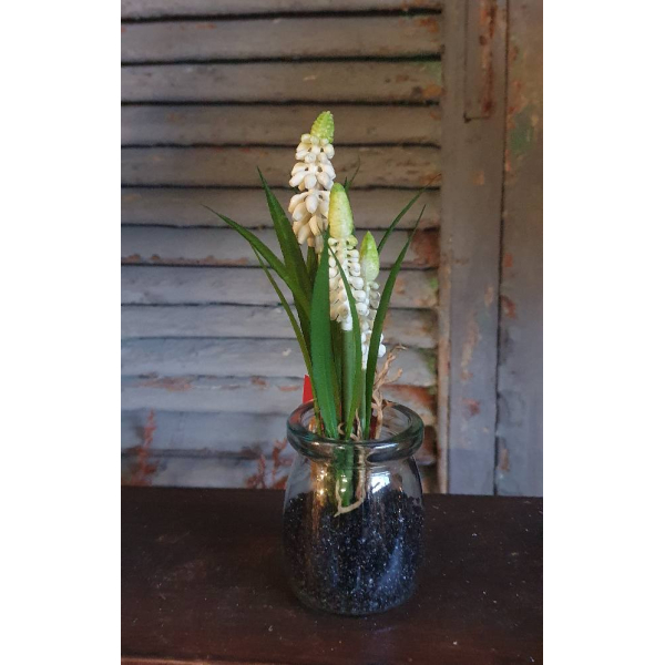 Kunstbloemen druifjes wit