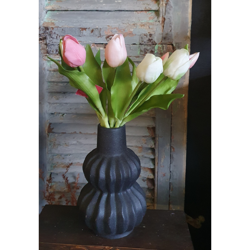 Tulpen 7 stuks roze/wit