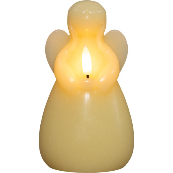 Engel LED kaars creme