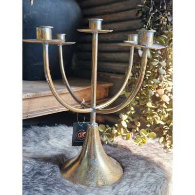 Mooie gouden kandelaar