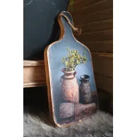 Houten decoratief bordje