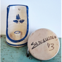 Twee vintage kandelaren Sanquino