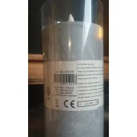 LED kaars marmerlook 17,5 cm