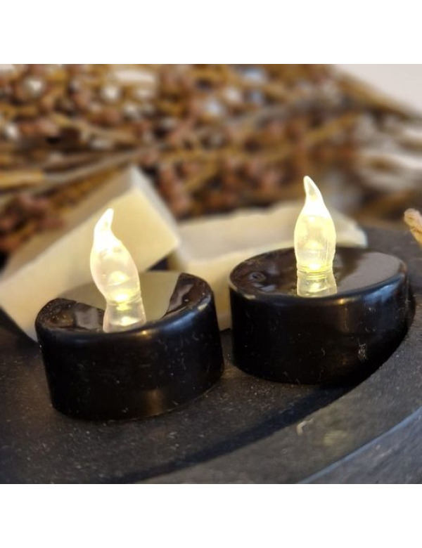 Waxinelichtjes zwart