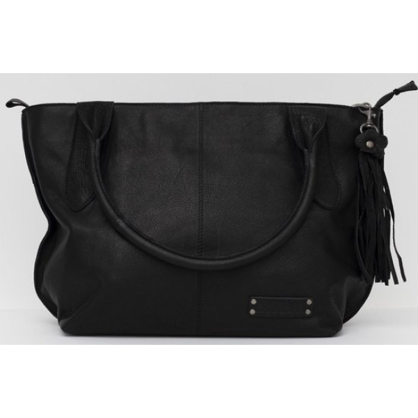 Bag2Bag Stoere Schoudertas | Shopper Ava Black