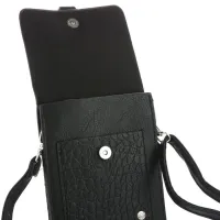 Telefoontasje zwart met kwast