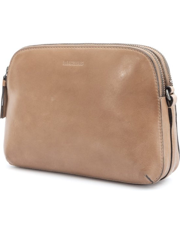 Bag2Bag leren tas, model Hughes Mushroom Bag2Bag leren tas, model Hughes Mushroom