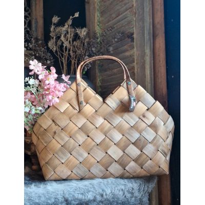 Handgemaakte decoratie tas, maat L