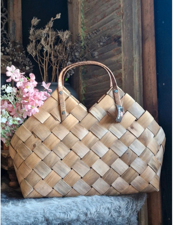 Handgemaakte decoratie tas, maat L