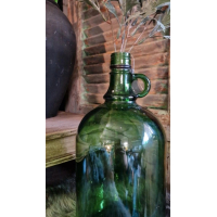 Vintage groene fles