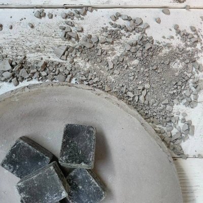 Amberblokje - Black musk